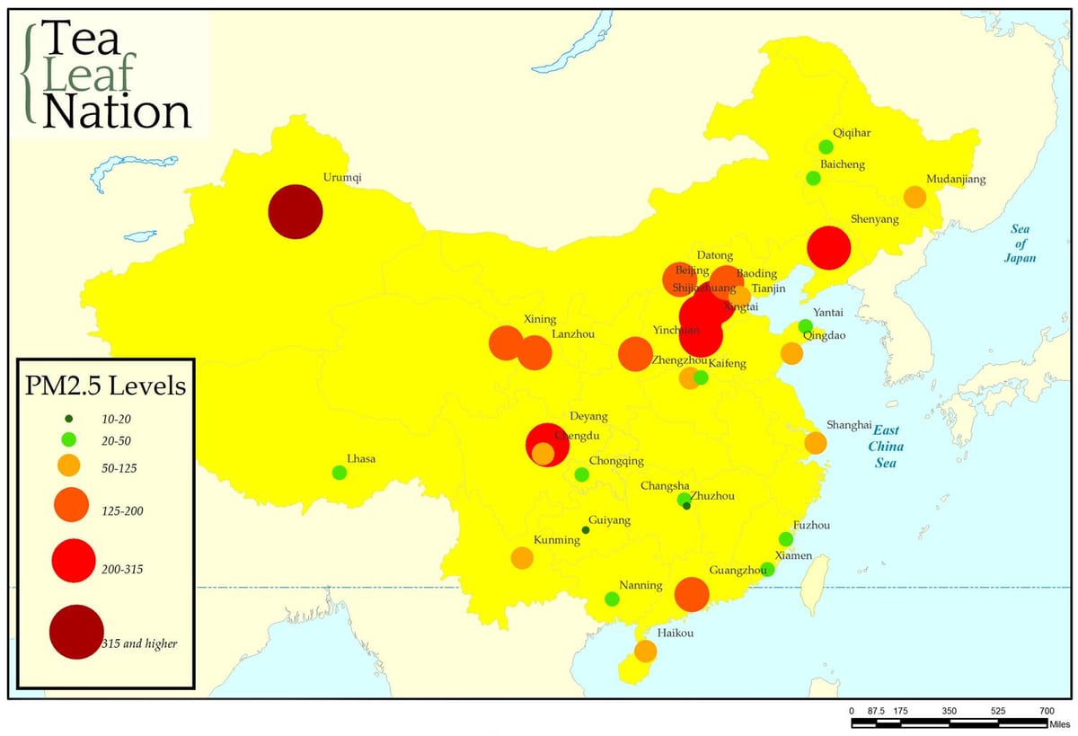 污染地图中国