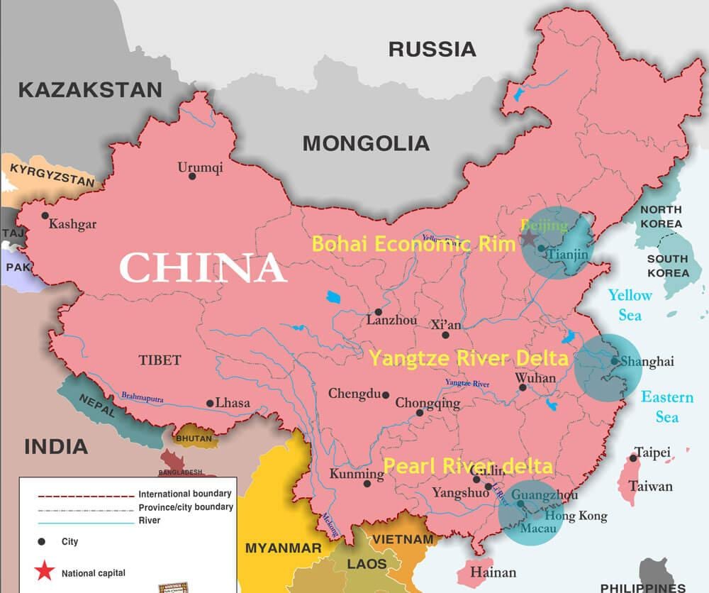 地图的港口
