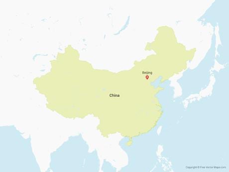 矢量地图的中国