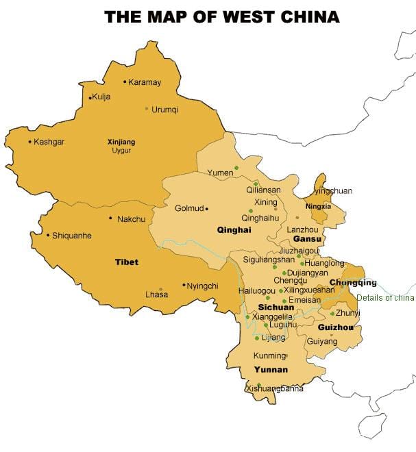 地图中国西