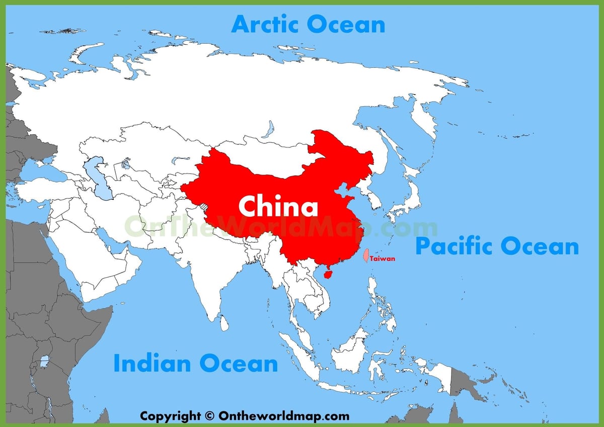 中亚地图