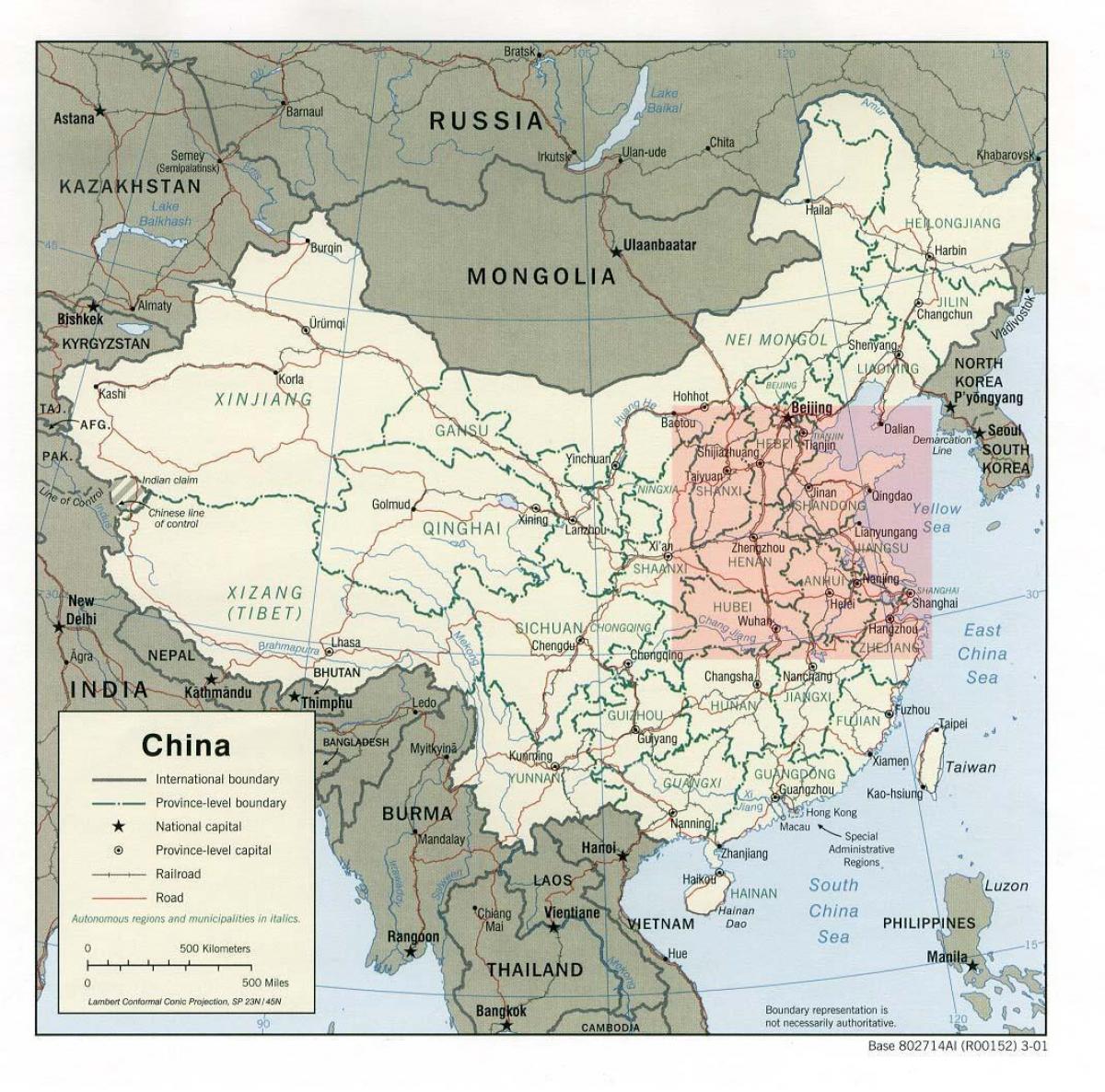 地图中国北部平原