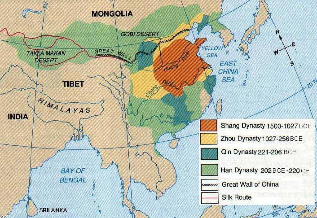 中国古代的地理地图