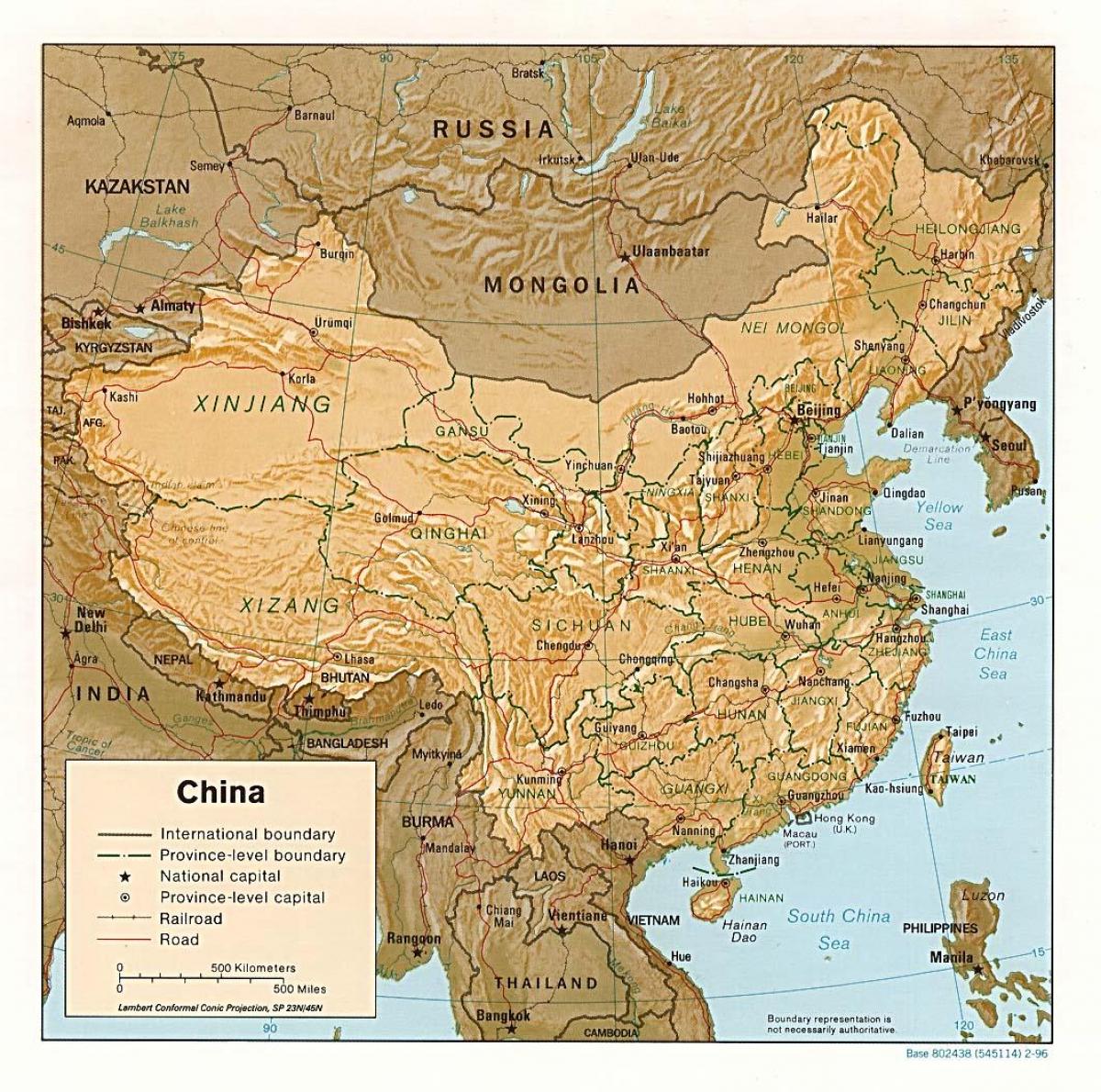 地理图中国