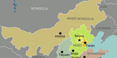 中国北方地图