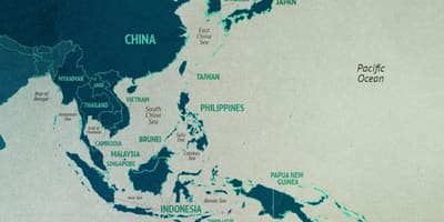 地图中国南海区域