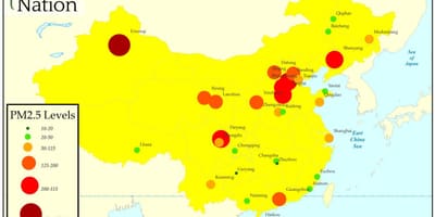 污染地图中国