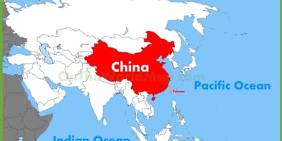 中亚地图