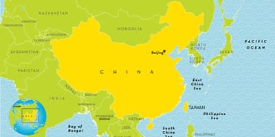 中国地图为孩子们