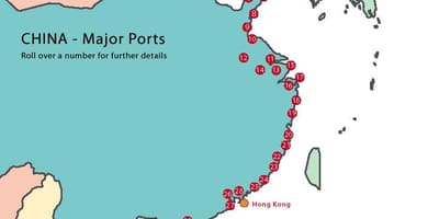 港口国的地图