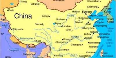 中国详细的地图