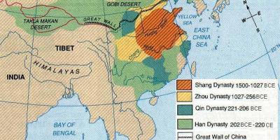 中国古代的地理地图